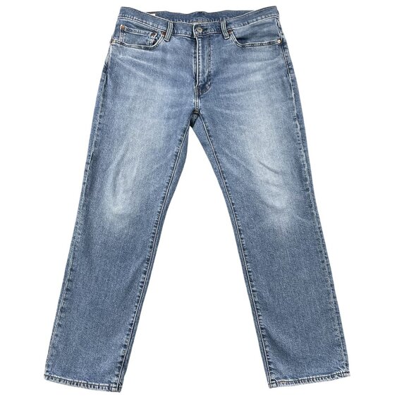 Levis 541 Premium Jeans Mens 36x30 Light Wash Straight Leg Denim - Picture 1 of 11